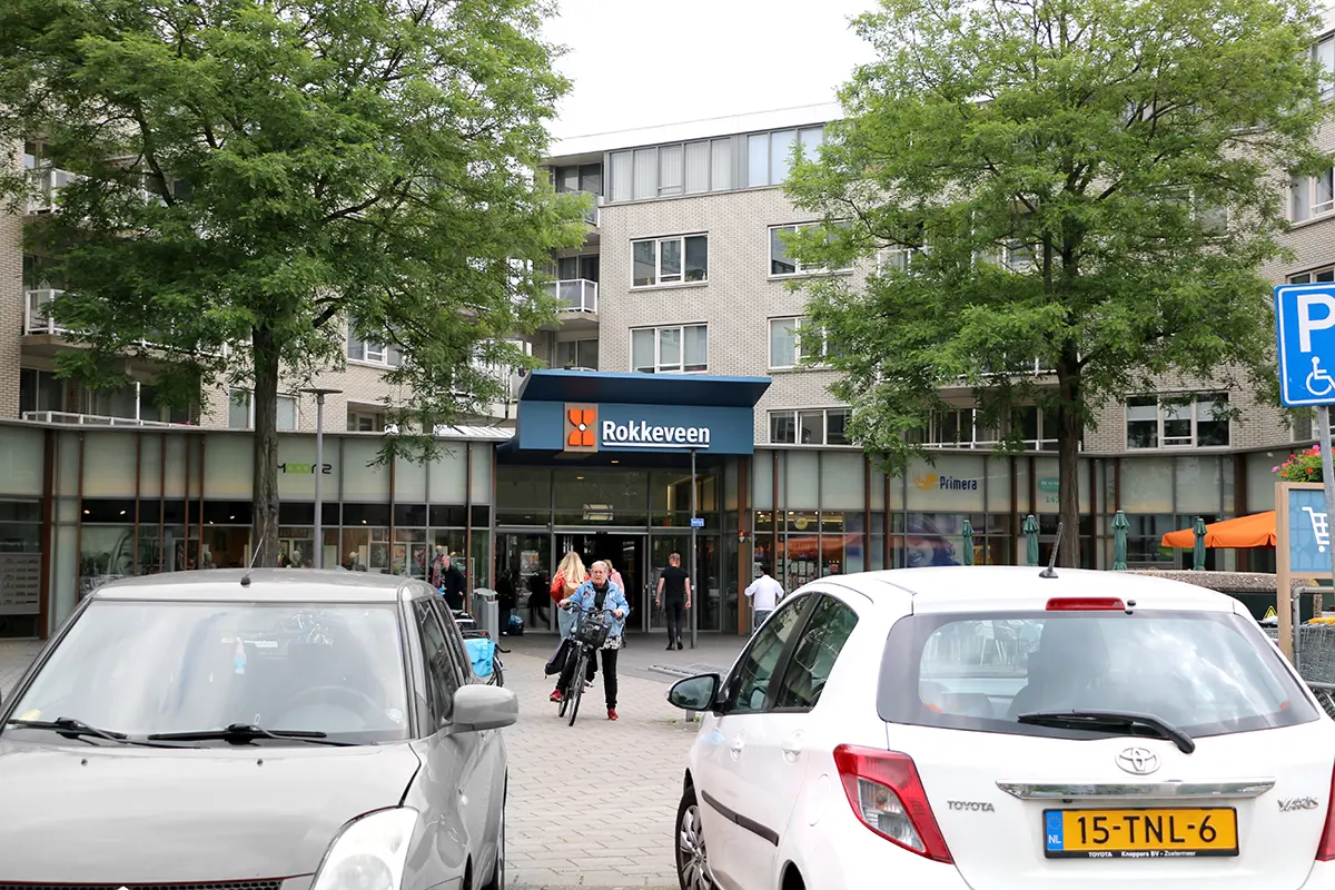 Gratis parkeren in winkelcentrum Rokkeveen